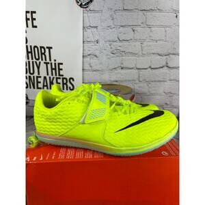 Nike High Jump Elite Pro Track Field Jumping Spikes Shoes Mens 15 Volt Green NEW